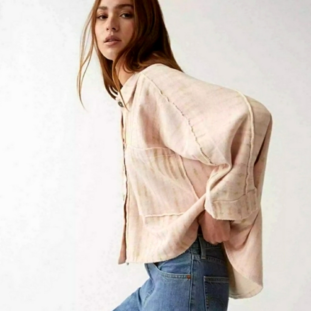 Free People We The Free Montauk Shirt Jacket Shacket